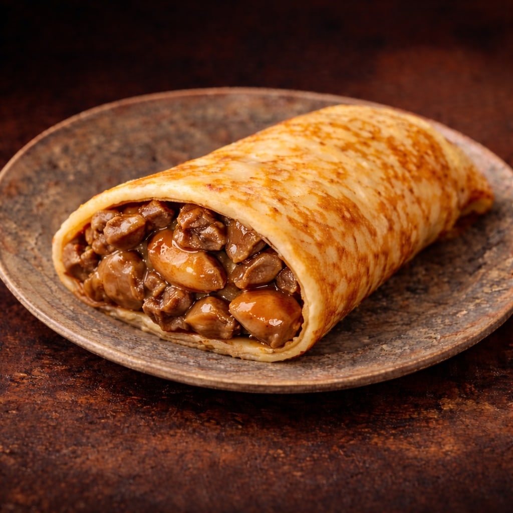 Блин Курица в соусе тереяки