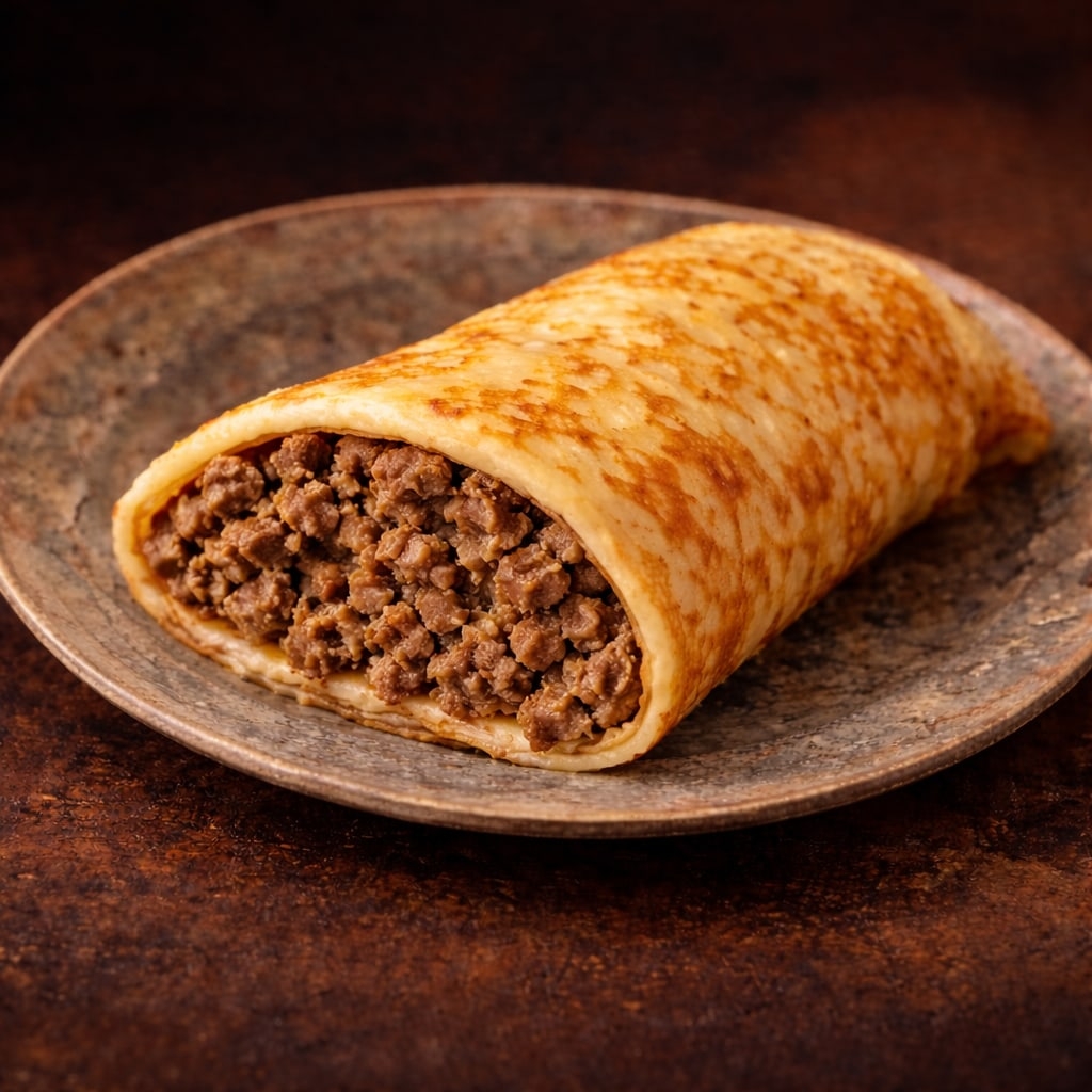 Блин с домашним фаршем