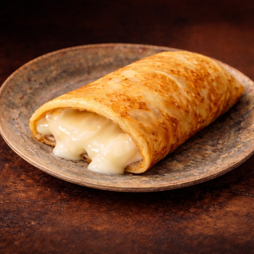 Блин со сгущённым молоком